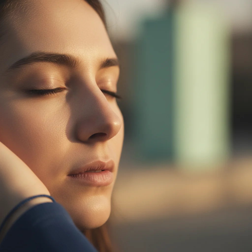 Editorial illustration representing brow lift