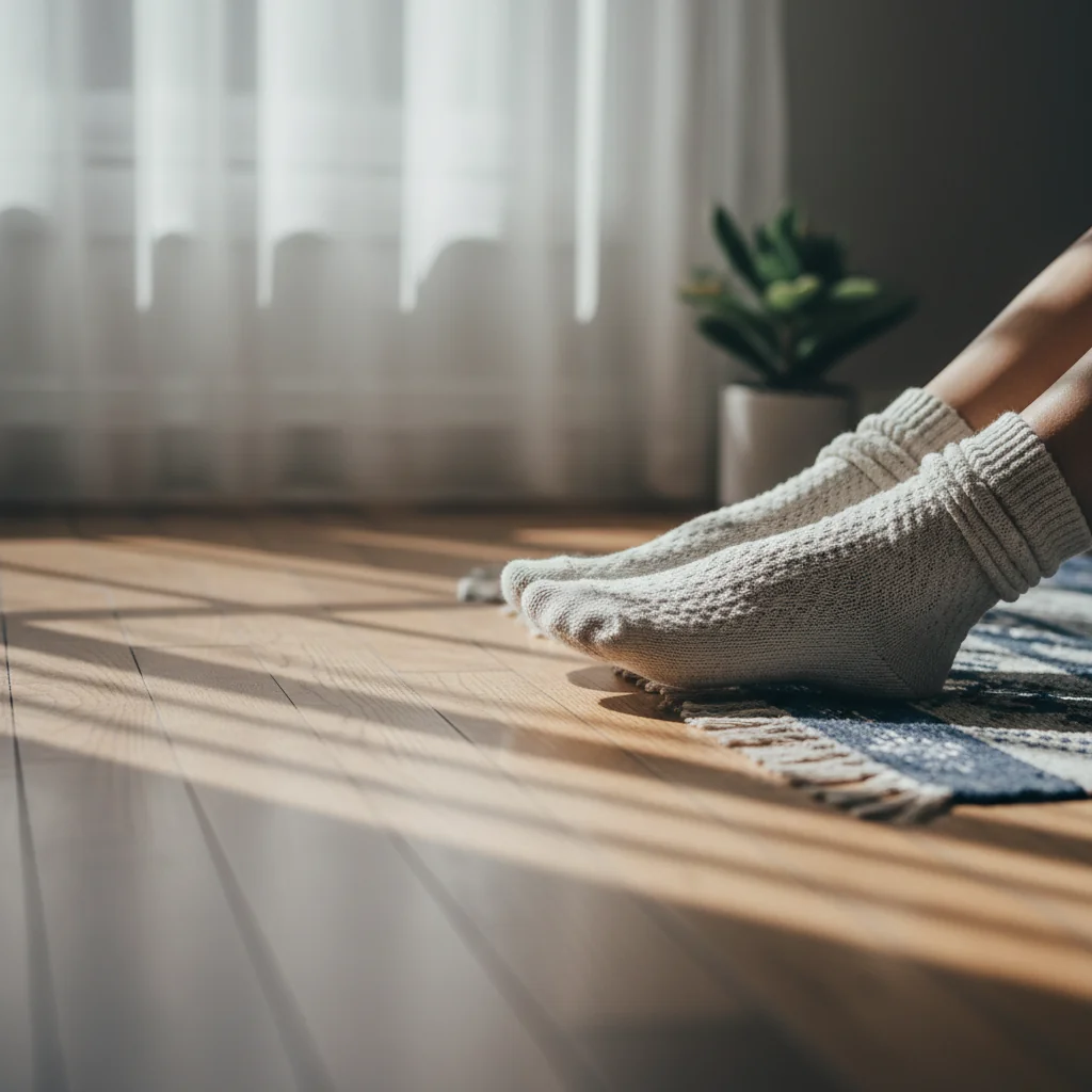 Editorial illustration representing bunion surgery (bunionectomy)