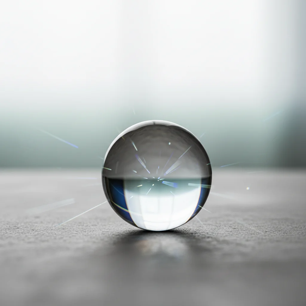 Editorial illustration representing cataract surgery