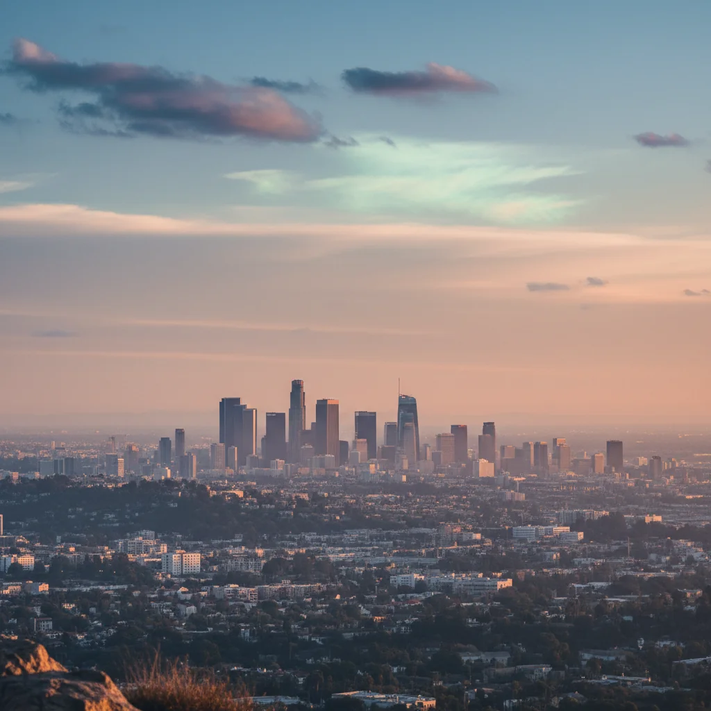 Editorial view of California