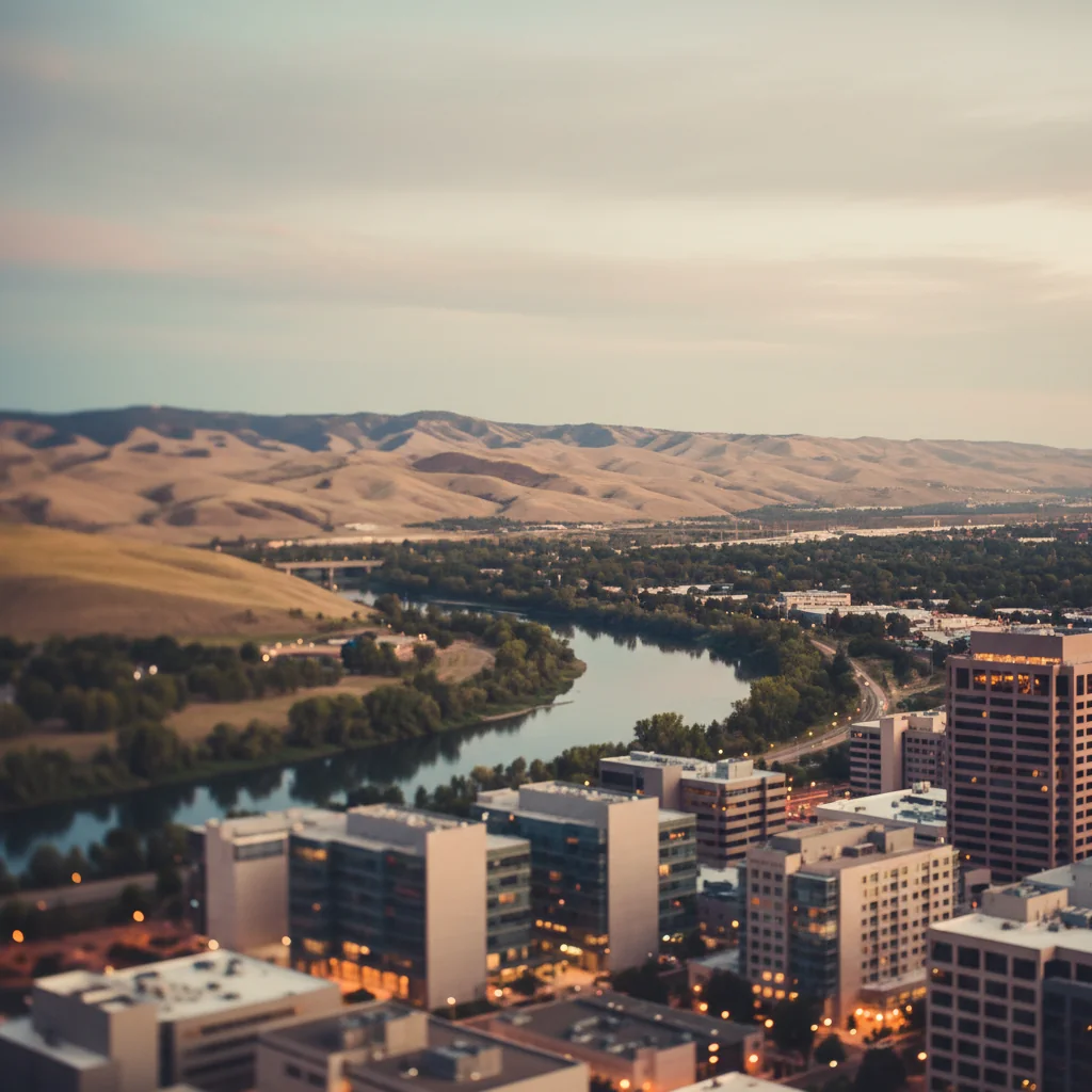 Editorial view of Idaho