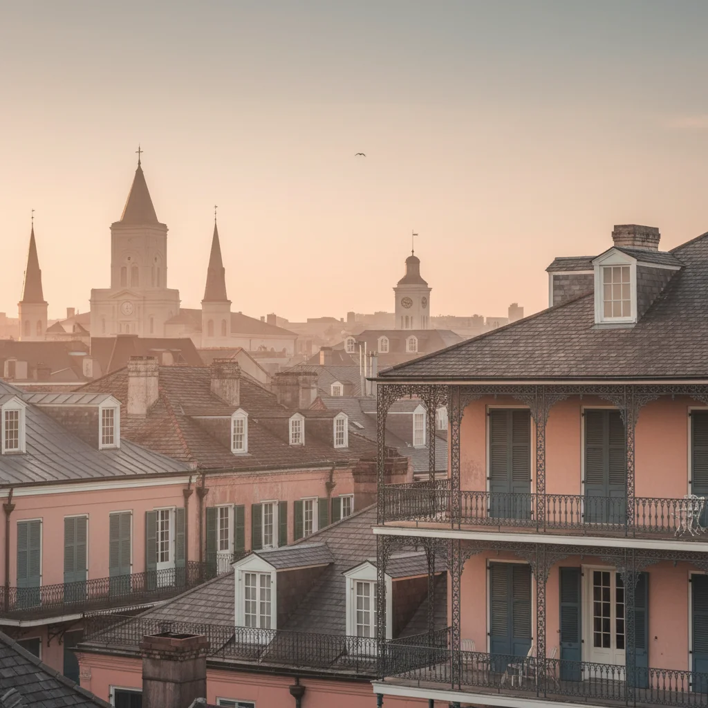 Editorial view of Louisiana